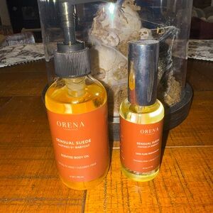 Orena ysl babycat sensual suede perfume oil and body oil set